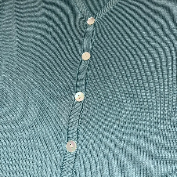 y2k Ann Taylor Silk Cardigan - Picture 4 of 10